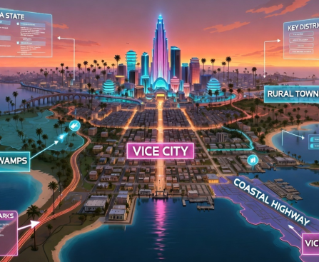 GTA 6 map Leonida